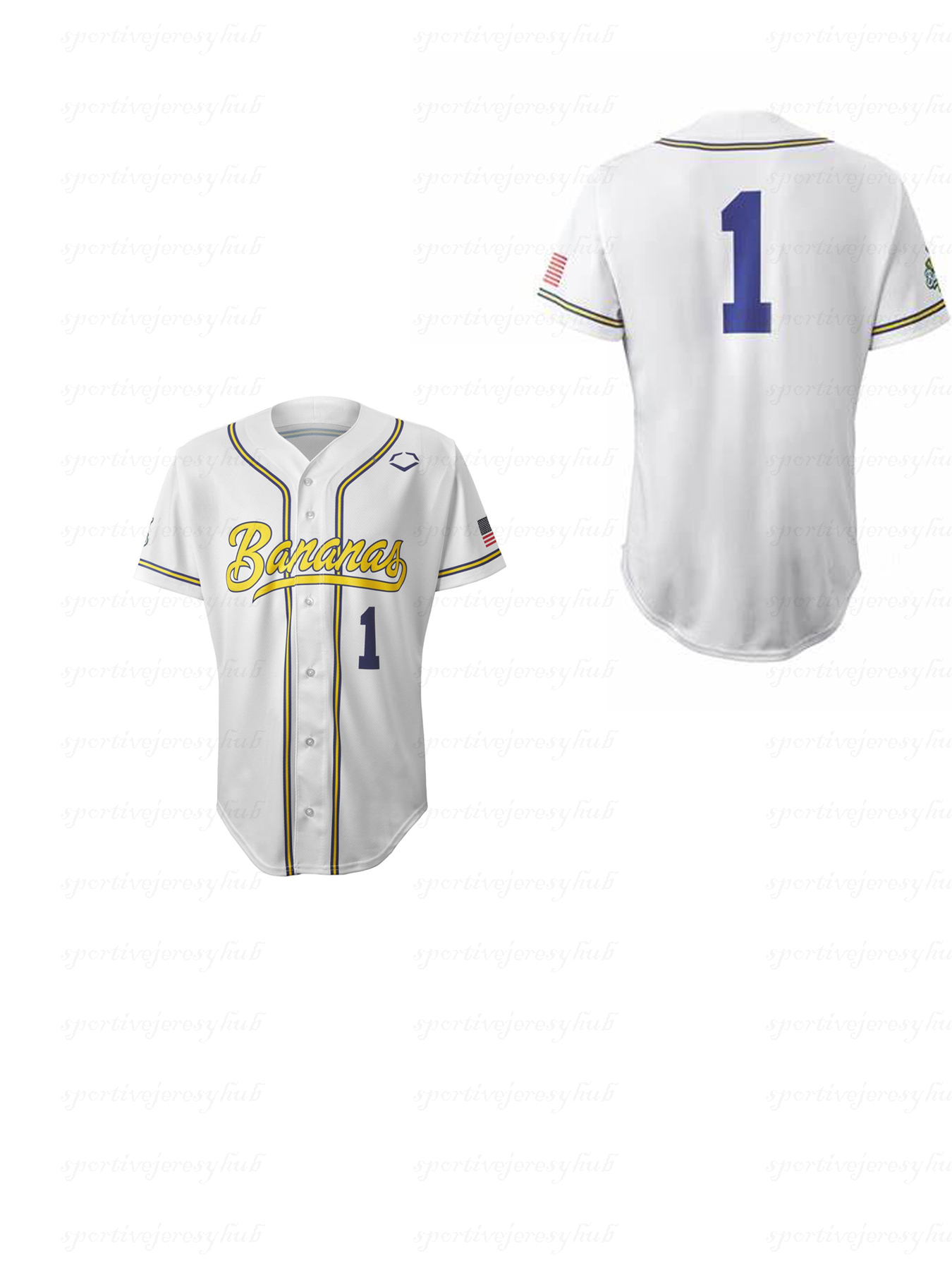 The Savannah Bananas Baseball Jersey Ball#1 Olson#8 Zack Phillips #29 RAC#15 Andy Archer #24 Stilts #14 All Stitched For Men Women Youth