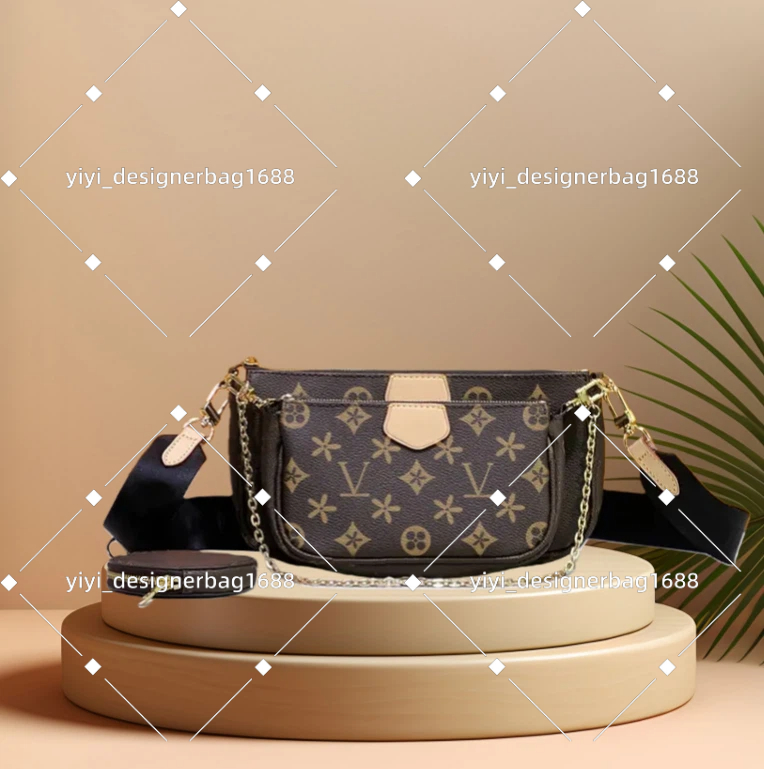 12A designer bag Underarm Mahjong Bag women bag classic brown flower Chain small bag retro single shoulder bags crossbody carrying bag women tote bag