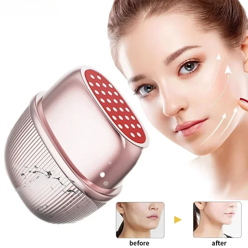 Collagen Cannon RF Beauty Device Stamped Microcurrent Massage Facial Pon Rejuvenation Milk Light Introduction Device 251030