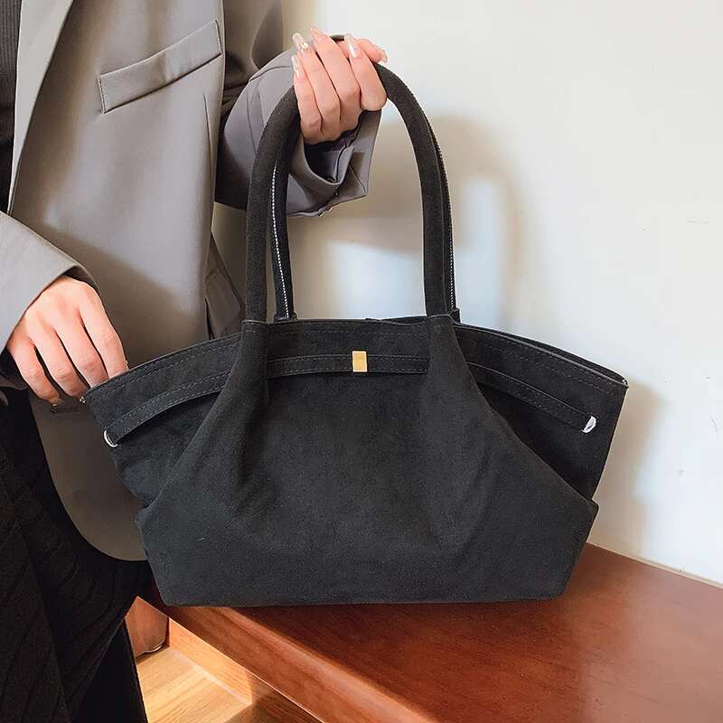 2025 New vintage abrasive leather women's handbag Fashion tote bag High quality solid color shoulder bag