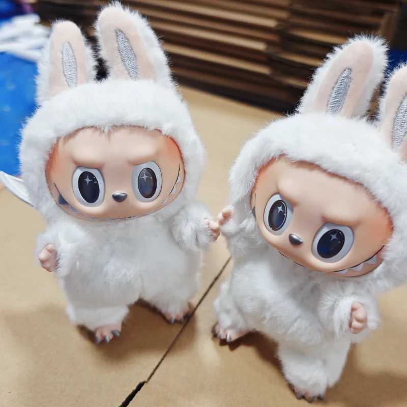 New Monster Zimomo Labubu Series Angel Creative Change Doll DIY Vinyl Pendant Doll Decoration Copy Toy Childrens Christmas Gift X250402