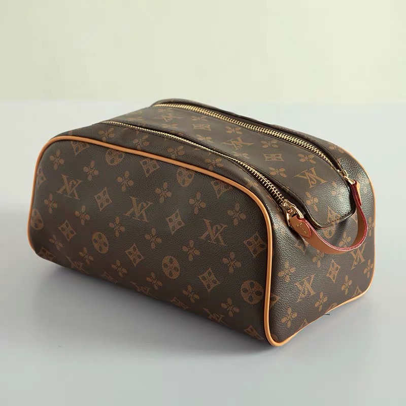 Men Womens Double Zipper Makeup Bag Designer Women Washbag Large Capacity Cosmetic Bags Toiletry Bag Classic Man Travelling Toilet Bag