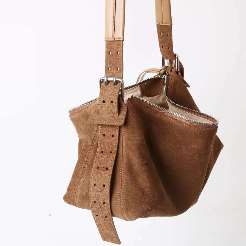 Luxury Bag Designer New Upgraded Version Matte Casual Niche Design High End Leather Underarm Single Shoulder Crossbody Bag