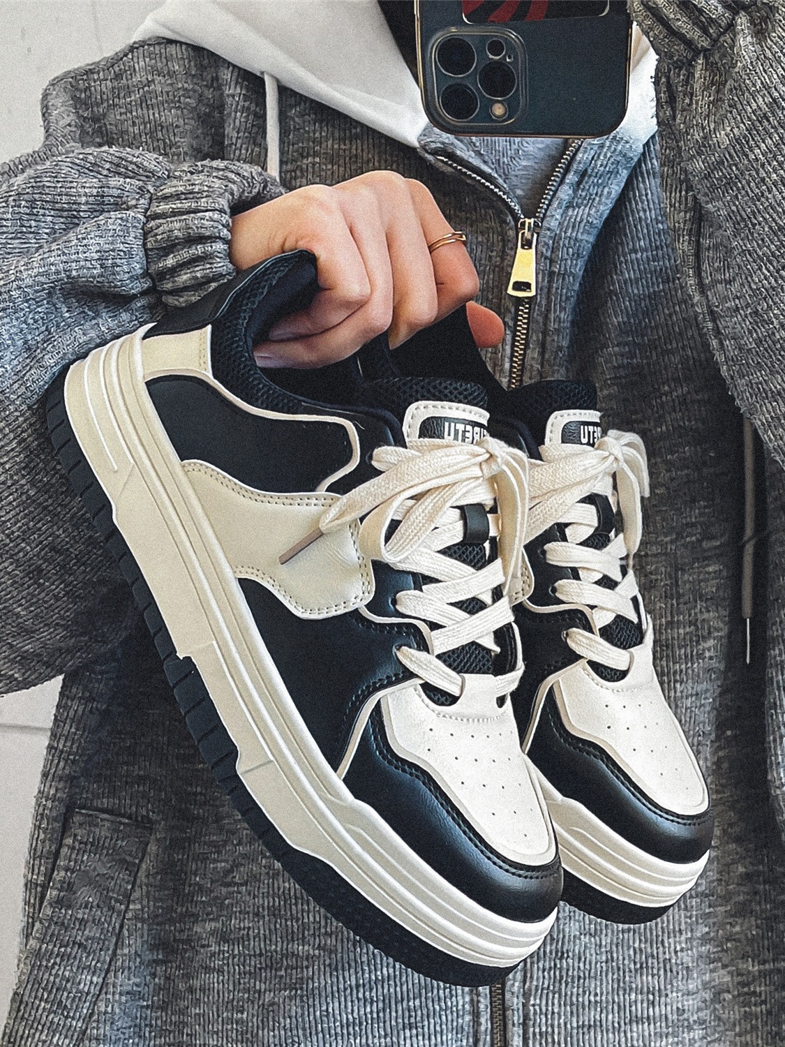 Minimalist Style Mens Shoes 2025 Spring Summer New Trendy Casual and Versatile Unisex Sneakers Platform Sports Shoes For Men free shipping hot sale