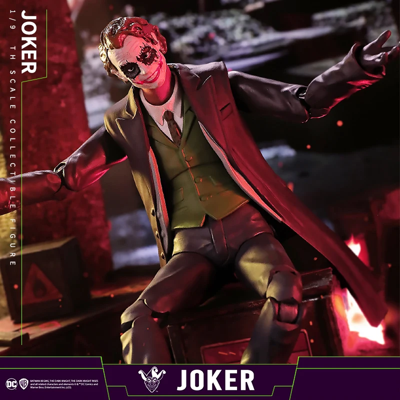 Fondjoy DC Comics Joker 1/9 Action Figure Wholesale - The Dark Knight Collectible Model Kit with Movable Joints, Bulk Stock for Retailers