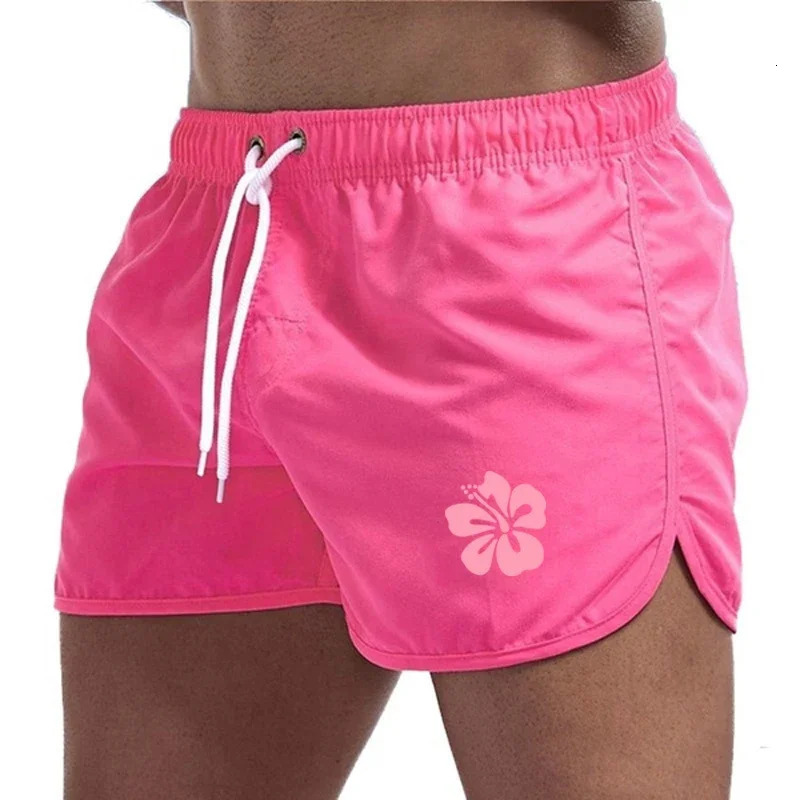 Summer mens beach shorts printing selling casual jogging sports quick drying swimming surfing 250402m