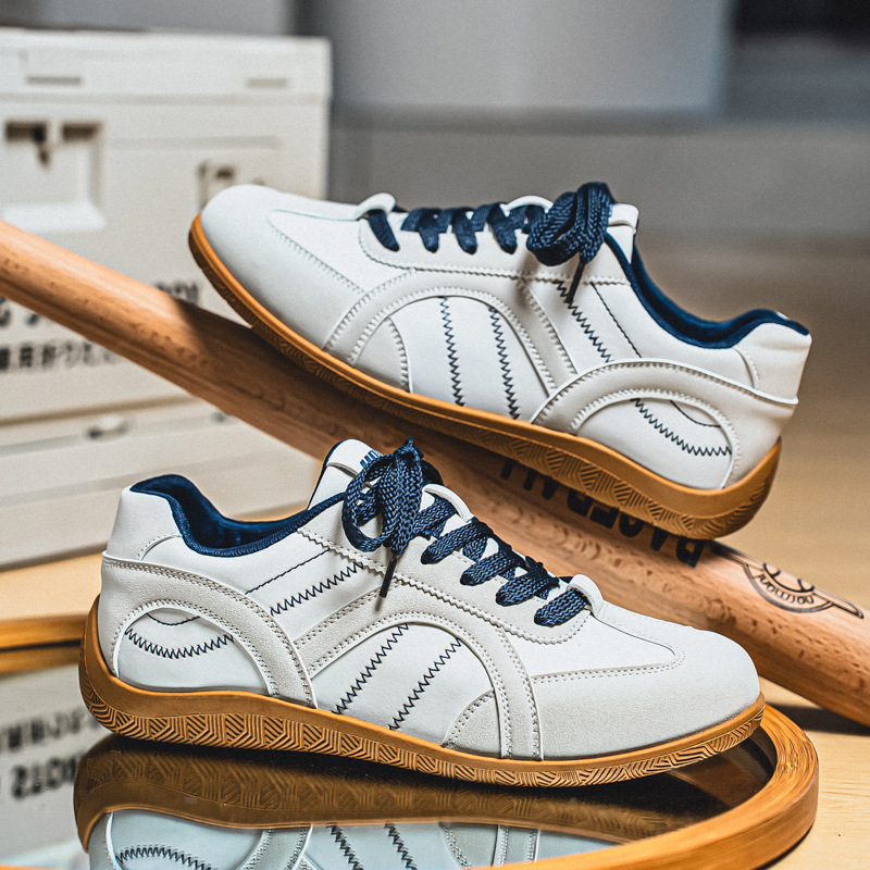 Motorcycle Casual Sneakers Thin-soled Low-top Men's Shoes Trendy Versatile Racing Shoes