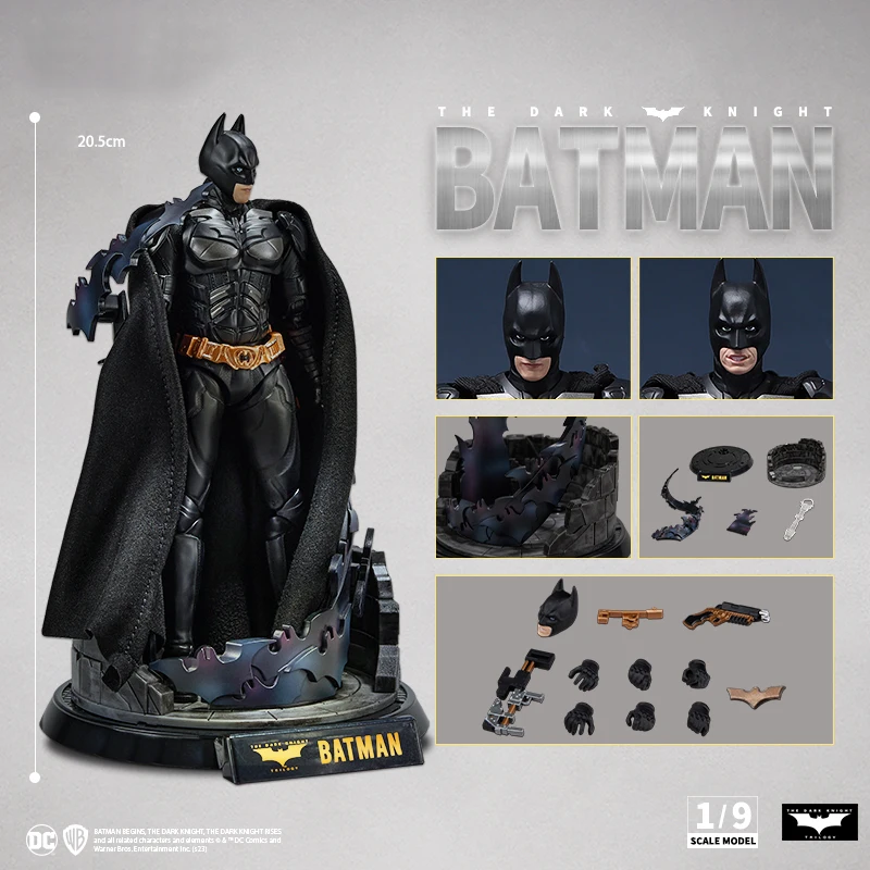 Fondjoy DC Comics Batman Deluxe Edition 1/9 Action Figure Wholesale - Collectible Model Kit with Display Base, Bulk Stock for Retailers