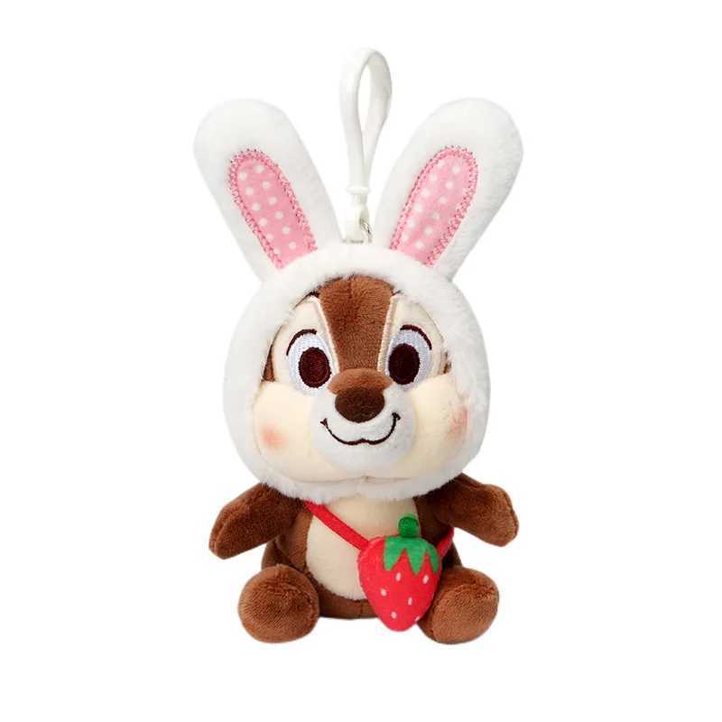 Disney Miniso Lilo Sewing Alien Loso Sullivan Chip Dell Role Playing Keychain Doll Plush Doll Childrens Christmas Gift Accessories Y250402