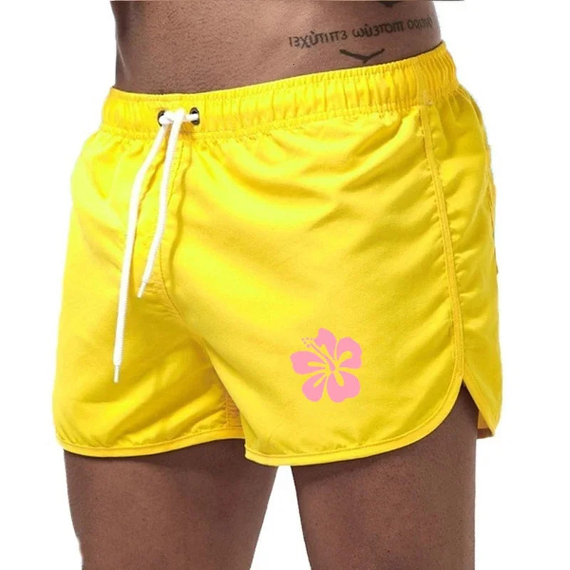 Summer mens beach shorts printing selling casual jogging sports quick drying swimming surfing 250402m
