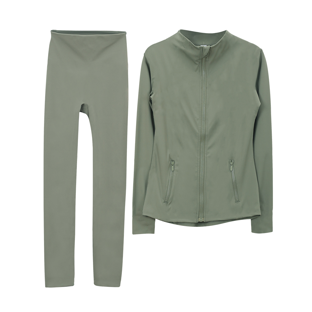 Workout set Women Yoga Sets jackets shorts leggings Push Fiess sets High Waist Sports Jackets Zip Up Coat Elastic Sportswear Outfits Pants Suits Track