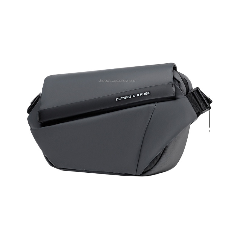 New free shipping designer bag Simple crossbody for men 2025 cycling functional workwear trendy brand fashionable men's chest commuting versatile