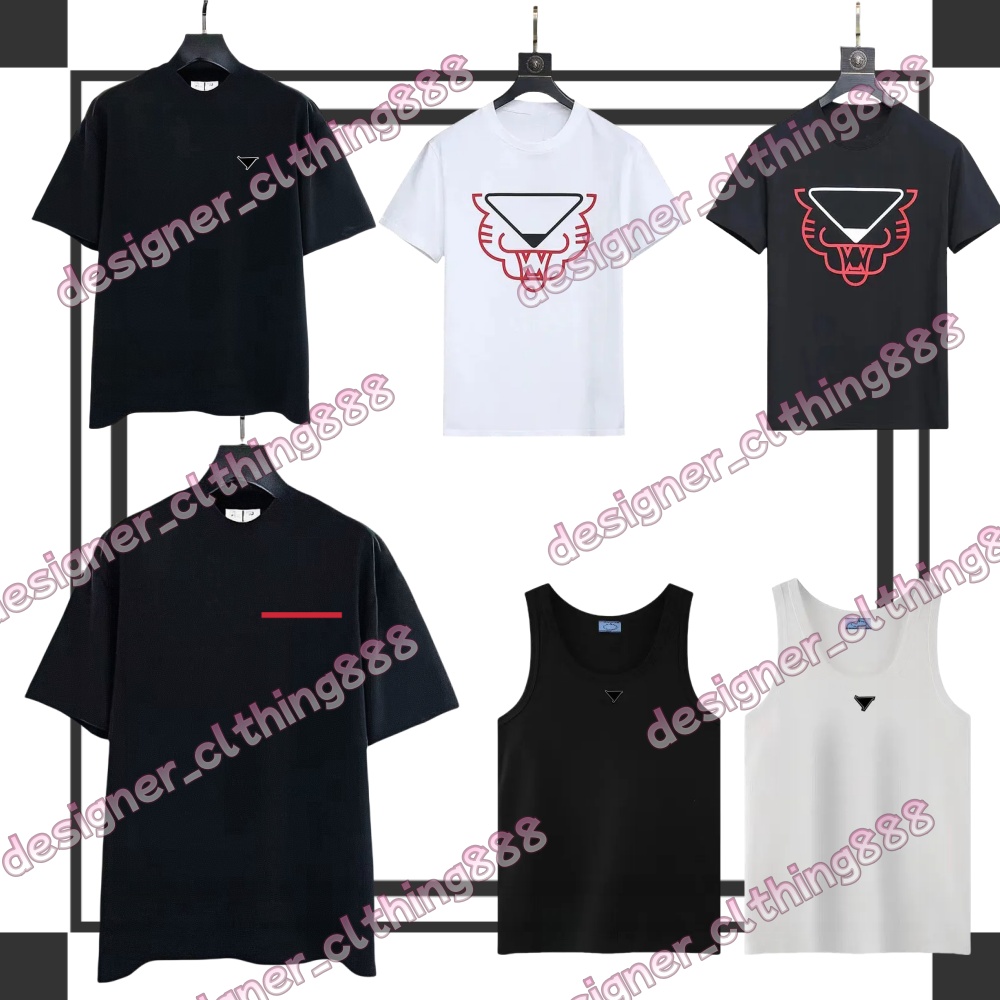 Designer T Shirt Designer Men's and Women's T-shirt Summer Round Neck 230g Thick Cotton Embroidered T-shirt Fashion Design