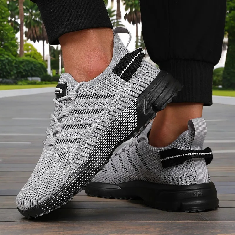 Mens Sneakers Thick Sole Comfortable Casual Shoes Lightweight Breathable Fashion Running Shoes Male Tenis Masculino 251030
