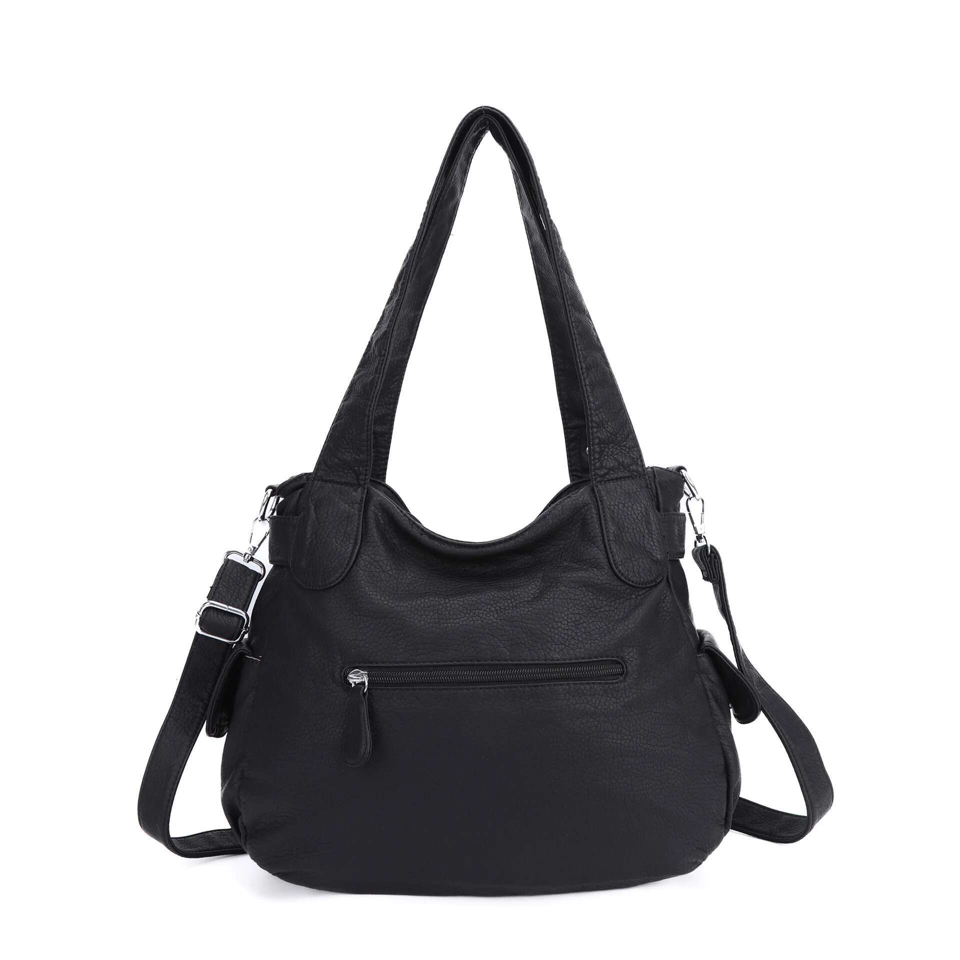 Angelkiss Women Handbags Top-Handle Handbag Multifunctional Washable PU Shoulder Bag 13X17 Casual Shopper Bags Large