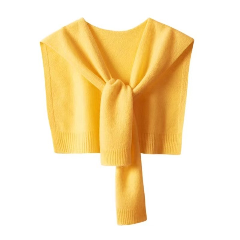 K286 Internet celebrity new style outerwear for women fashion cape outerwear knitted solid color cervical vertebra protection spring and autumn shawl 