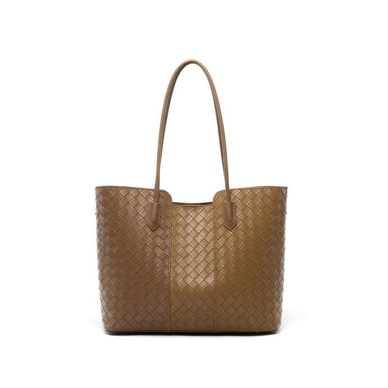 Luxury Bag Designer Commuter High-end Large Capacity Women's Leather Fashion Underarm One Shoulder Handheld Woven Bag