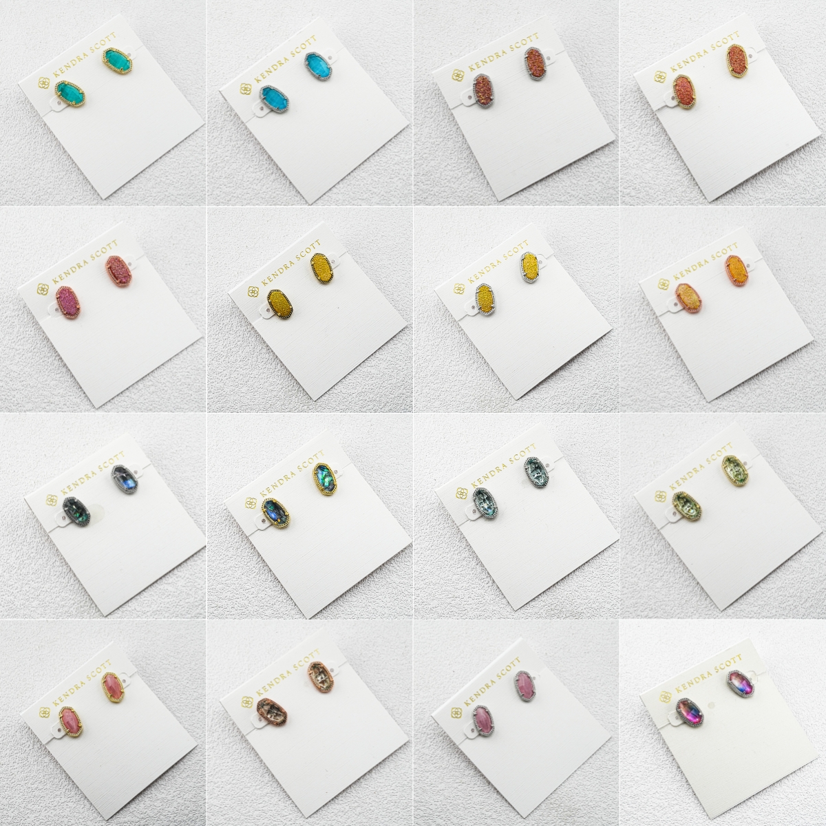 KS Jewelry High Quality Gold Pendant Necklaces Designer Kendraly Necklace Jewelry Scotts Chain Elegance Oval Female Collar As Christmas Gift