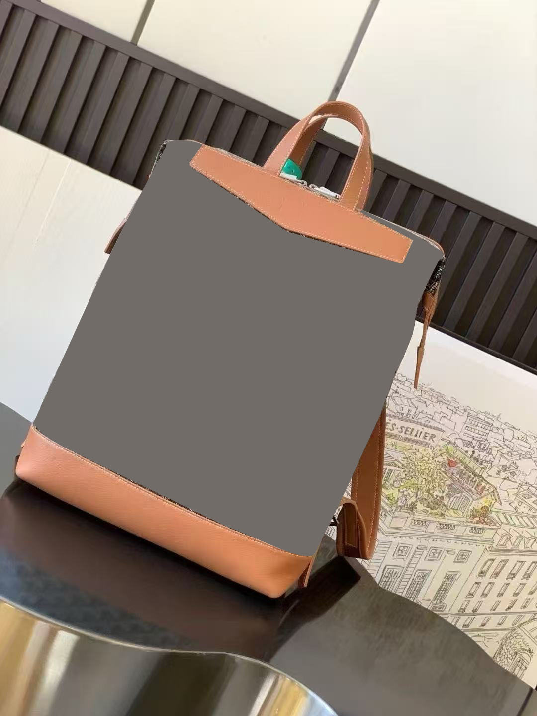 7A luaury designer tote shoulder bags women men top tier quality cisalpin backpack original backpacks fashion travel pack back handbags bags Large size