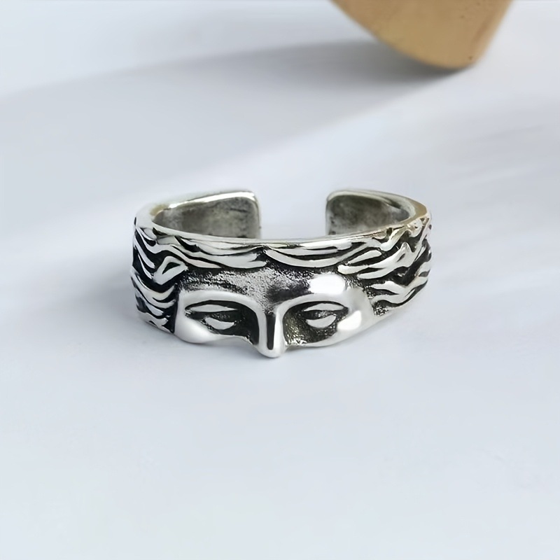 European and American popular Venus half face ring for both men and women, cool and fashionable style, adjustable opening, creat
