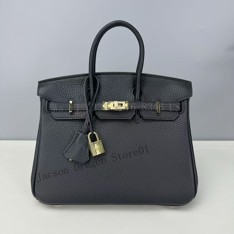 Women Tote Bag Top Quality Luxury Designer Bags Togo Leather Large Capacity Handbag Classic Flap Female Shopping Bag Brand Purse Genuine Leather Lady Bag With Locks