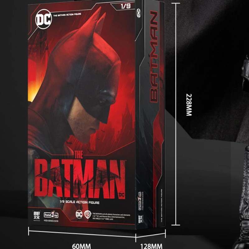 Fondjoy DC Comics Batman Deluxe 1/9 Action Figure Wholesale - 2022 Collector Series with Movable Joints, Model Kit Bulk Stock for Resellers