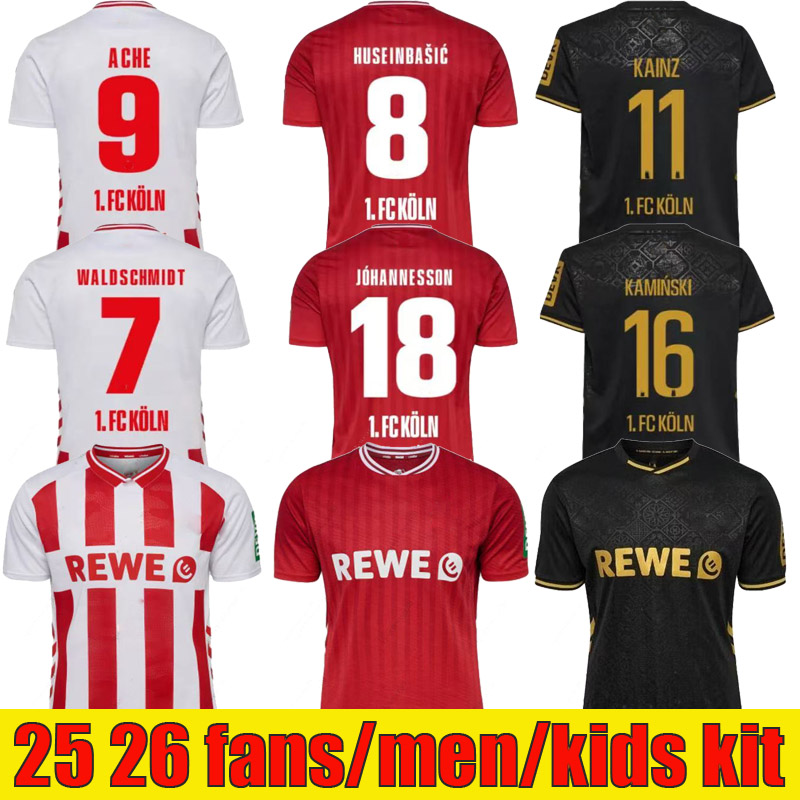 2025 S. El MALA Soccer Jerseys JOHANNESSON MARTEL KAMINSKI VAN DEN BERG ACHE Football Shirt THIELMANN KAINZ Adult Kids Cologne football jerseys special version