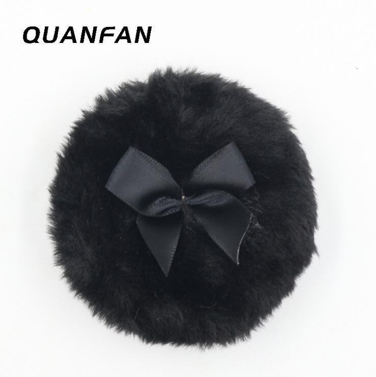 Talcum Sparkg Powder Round Bow Baby Long Heat Rash Powder Puff Long Hair Plush Beauty Sponge 230602