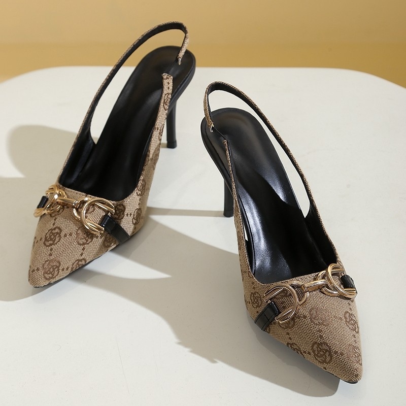 free shipping sandals designers for womens 2025 New Hot Selling Buckle High Heels Fashion Style Casual Versatile Outerwear Size 34-42 for daily wear