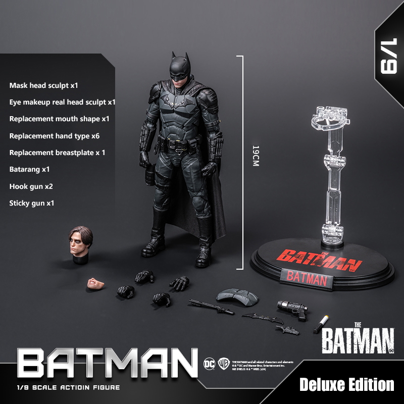 Fondjoy DC Comics Batman Deluxe 1/9 Action Figure Wholesale - 2022 Collector Series with Movable Joints, Model Kit Bulk Stock for Resellers