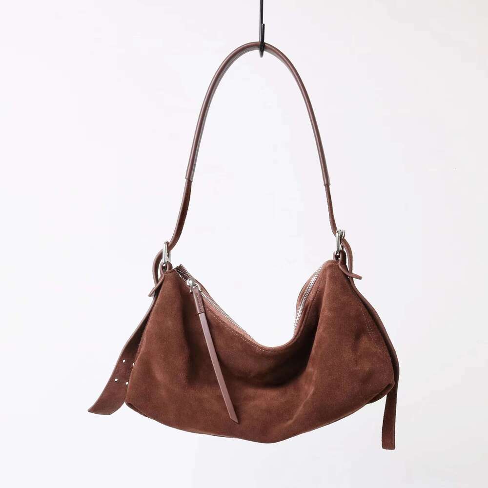 Luxury Bag Designer New Upgraded Version Matte Casual Niche Design High End Leather Underarm Single Shoulder Crossbody Bag