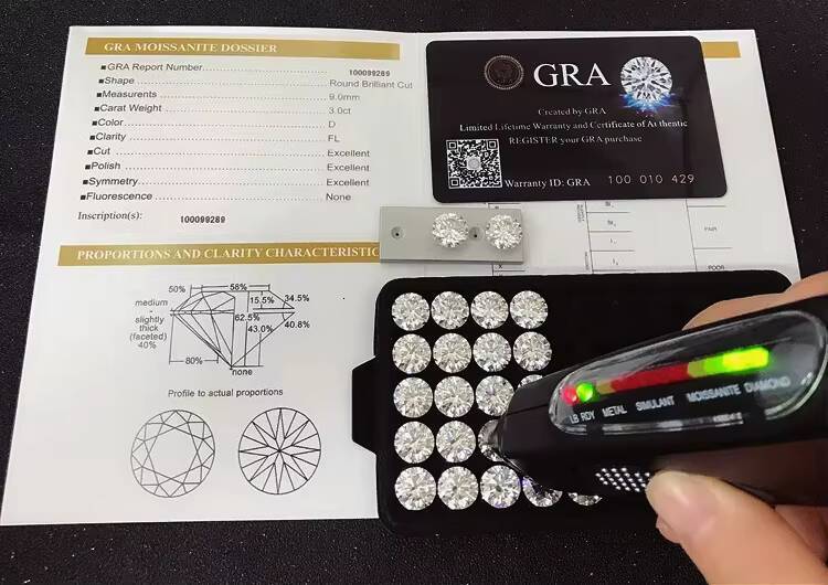 Luster Design Custom 10K 14K 18K Real Solid Gold VVS D Moissanite Marquise Cut Solitaire Engagement Ring Solid Yellow Gold