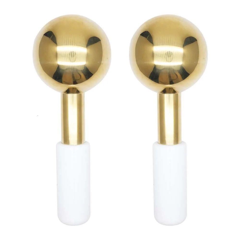 12pc Facial Ice Globes Cold Stainless Steel Facial Roller Skin Beauty Spa Cooling Globe Massage Ball Face Care 251030