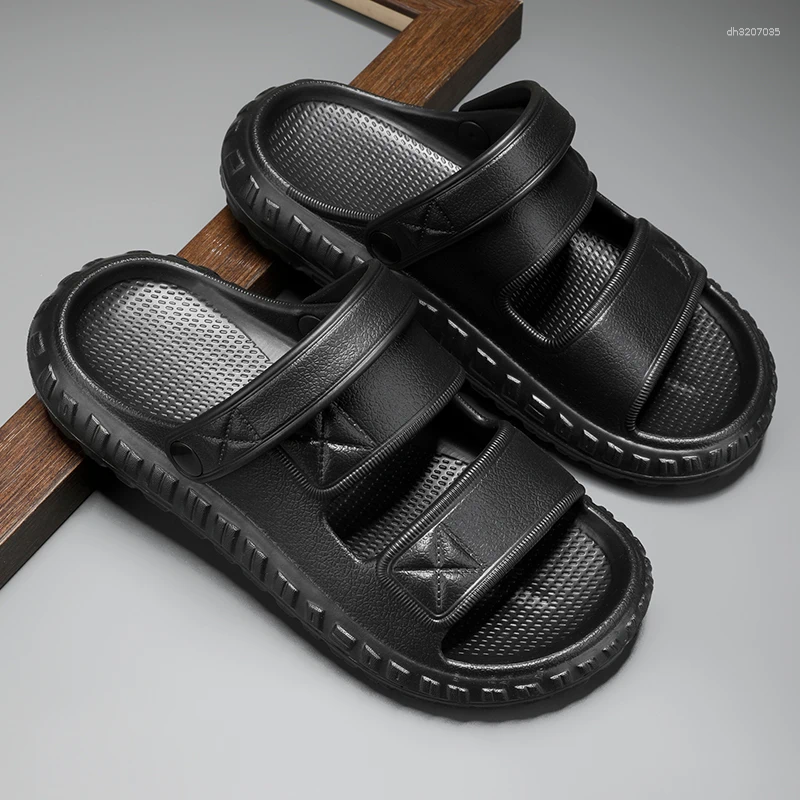 Sandals Men's Summer Styles. They Feature A Simple And Casual Design Are Highly Versatile Perfect For The Beach.