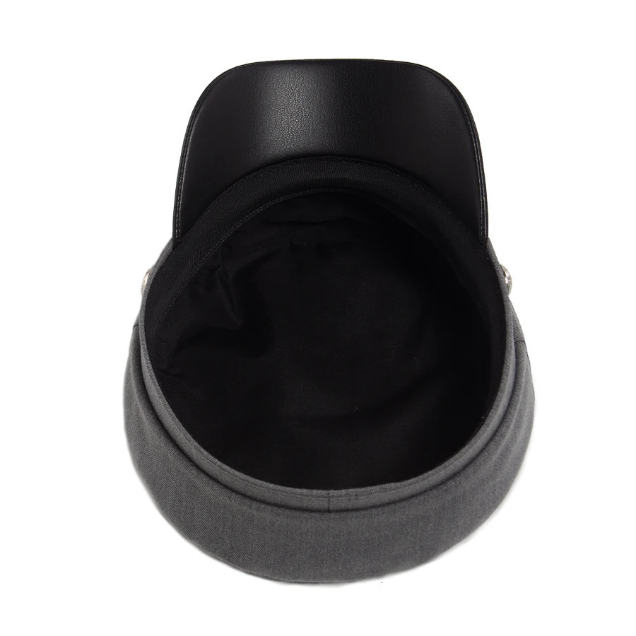 Womens Flat Cap PU Leather Brim Beret Soft Cloth Autumn Summer Visor Hat For Female Fashion sboy Caps Ladies Girls 251031