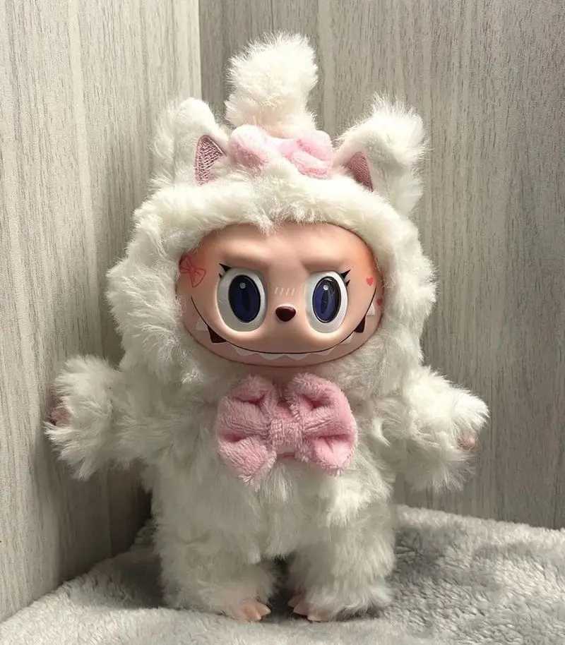Inventory Labubu plush toys SKULLPANDA Mokoko Zimomo Halloween Labubu keychain dolls Christmas gift keychains Childrens toy replicas W250402