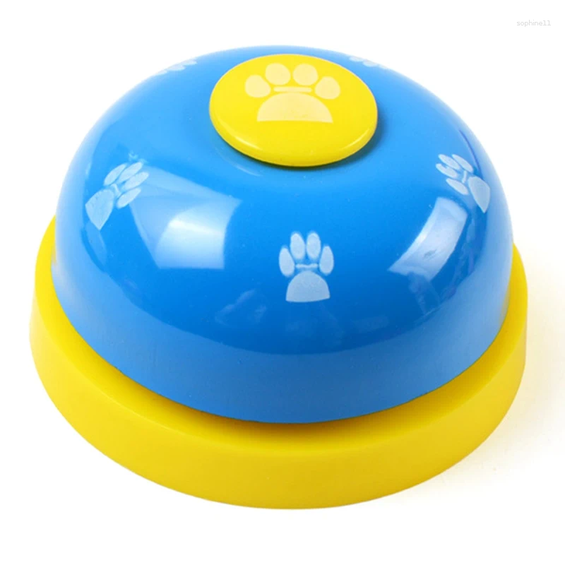 Update Pet Call Bell Toy Dog Training Called Metal Dinner Ring For Cat Puppy Toys Interactive Eating Food Feeder