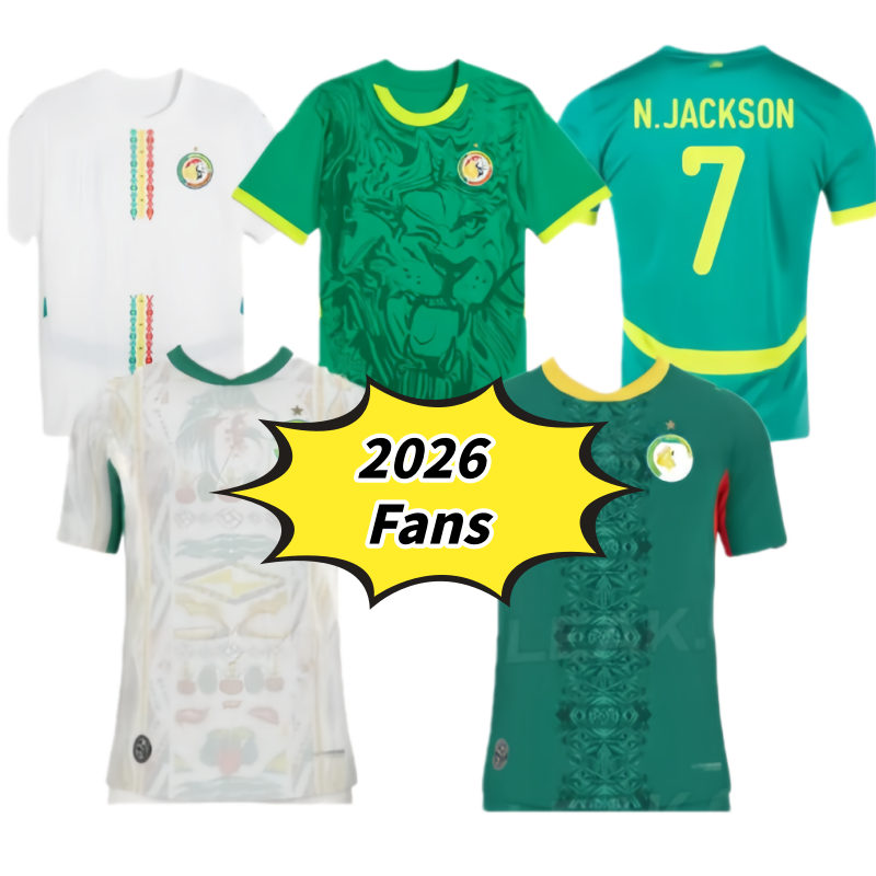 S-XXL 2025 Africa Cup Senegal jerseys 2026 World Cup senegal football shirts kids kit KOULIBALY P.M.SARR NDIAYE NIAKHATE jersey national team fan version