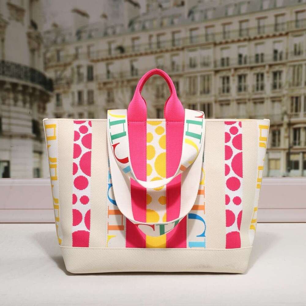 Women's Bags CHHC Fashion Women's New Casual Versatile Large Capacity Handheld Single Shoulder Woven Bag
