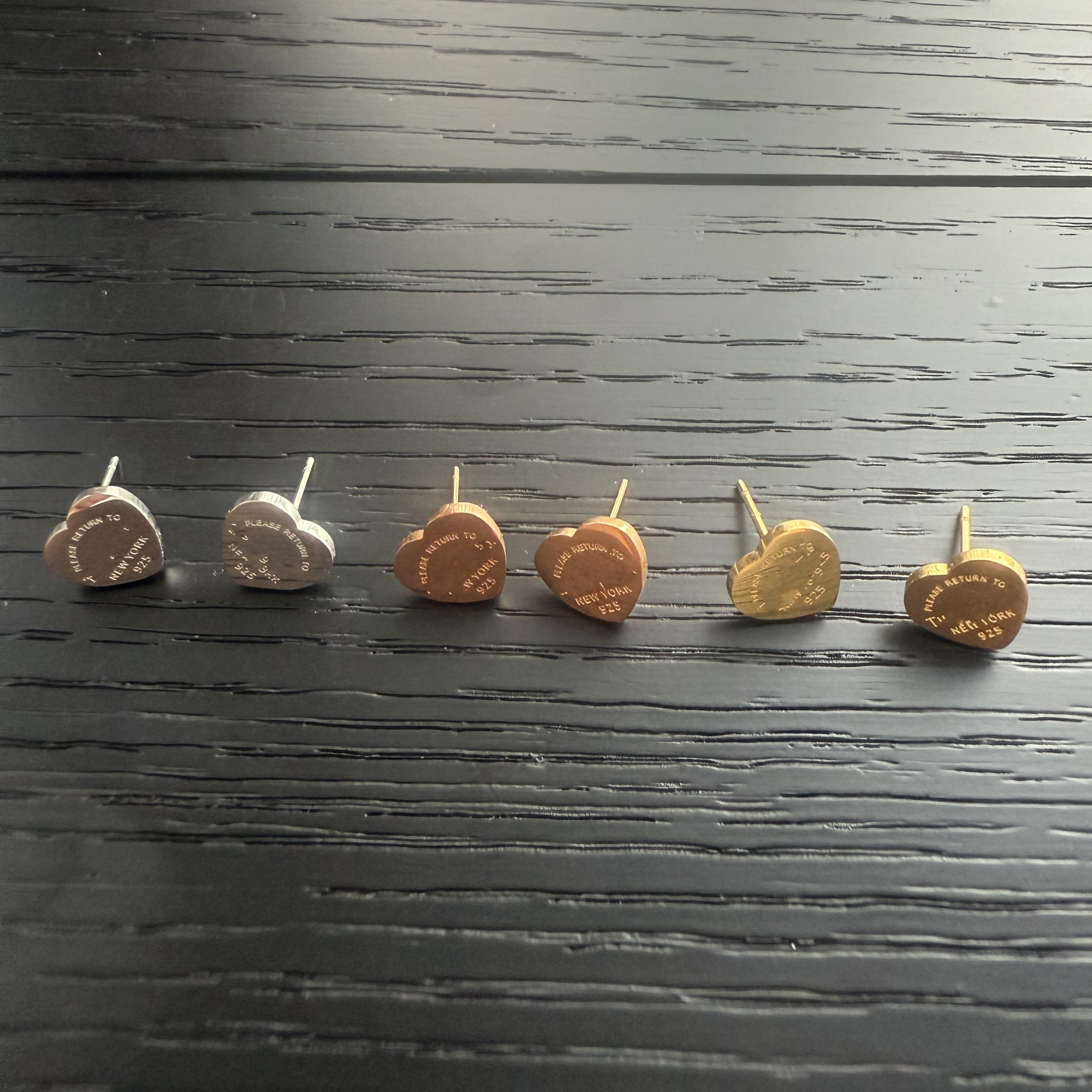 316L Stainless Steel high mirror designer small heart letter stud Earring 18k rose Gold Silver studs Earrings Woman Girl Wedding Party love Jewelry Wholesale