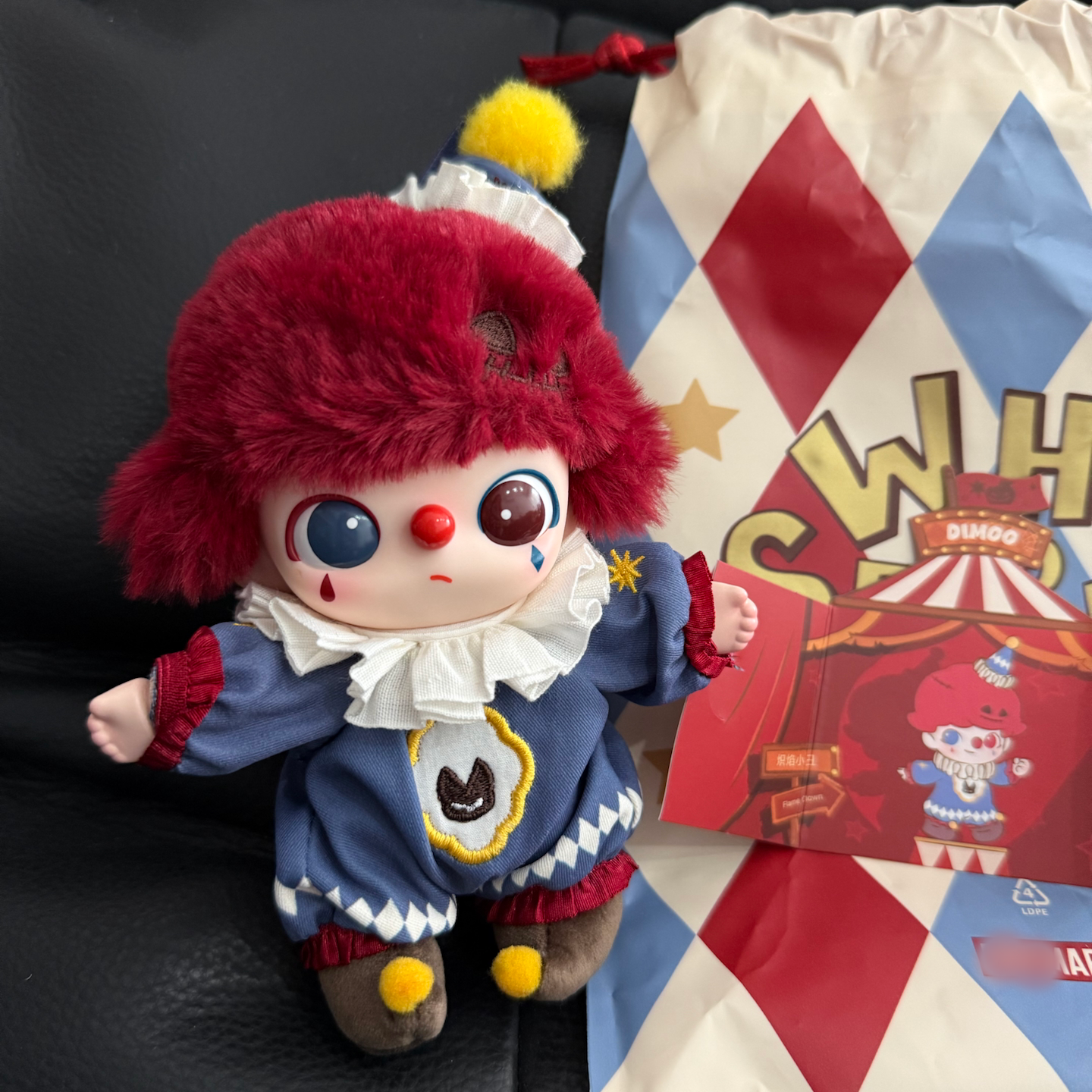 Hot Sale PPMT Halloween Why so Serious Series Juggling Clown Rainbow Jelly Bean Bubblegum Moonlit Mask Mini LABUBU Cute Vinyl Plush Pendant Blind Box 