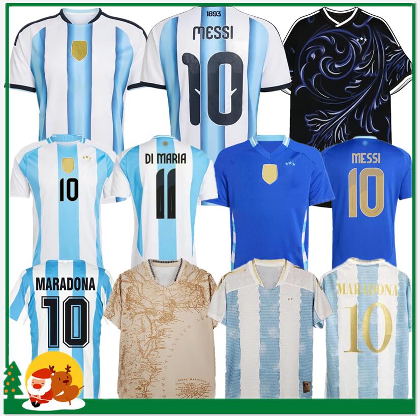 2025 2026 MESSIS ArgENtiNAs Soccer Jersey World Cup MEN Kids Kit National Team 25 26 Home Away sports Football Shirt
