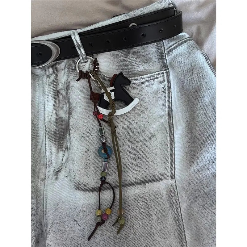 Y2k Fashionable Horse Bag Pendant Keychain Ornament Waist Accessories For Men Women Fashion Gift 251030