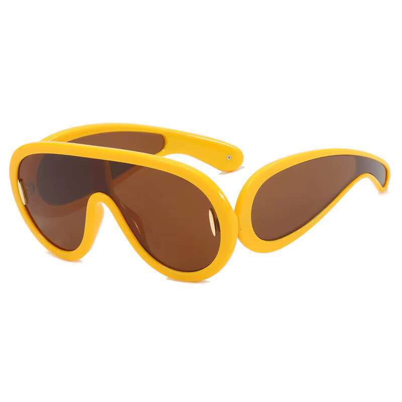Big Frame Retro Fluorescence Color Square Women Glasses Street Shooting Sunglasses