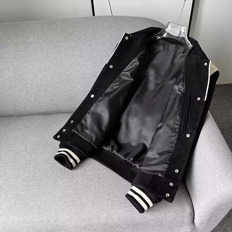 Loose-Fit Mens Outdoor Bike Rider Coat with Classic Collar Perfect Cold Weather Gear