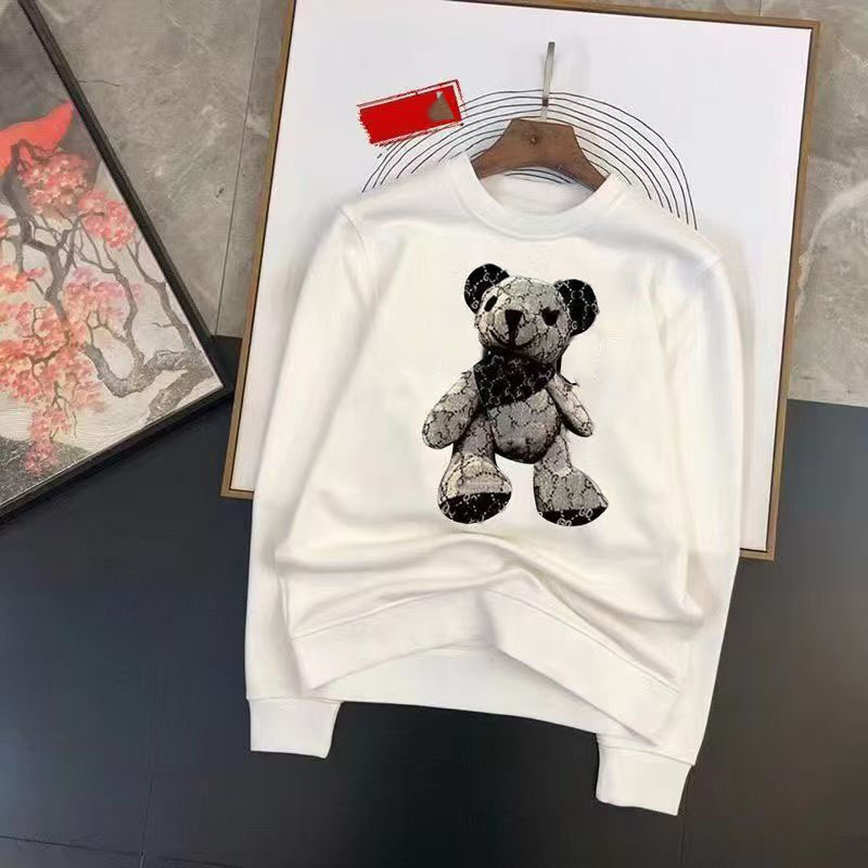Women Hoodie Sweatshirts Woman Jumpers Hoodie Terry Sweatshirt with Animal Pattern Letters Printed Autumn Spring Unisex Hoody Tops Sweaters M-3XL