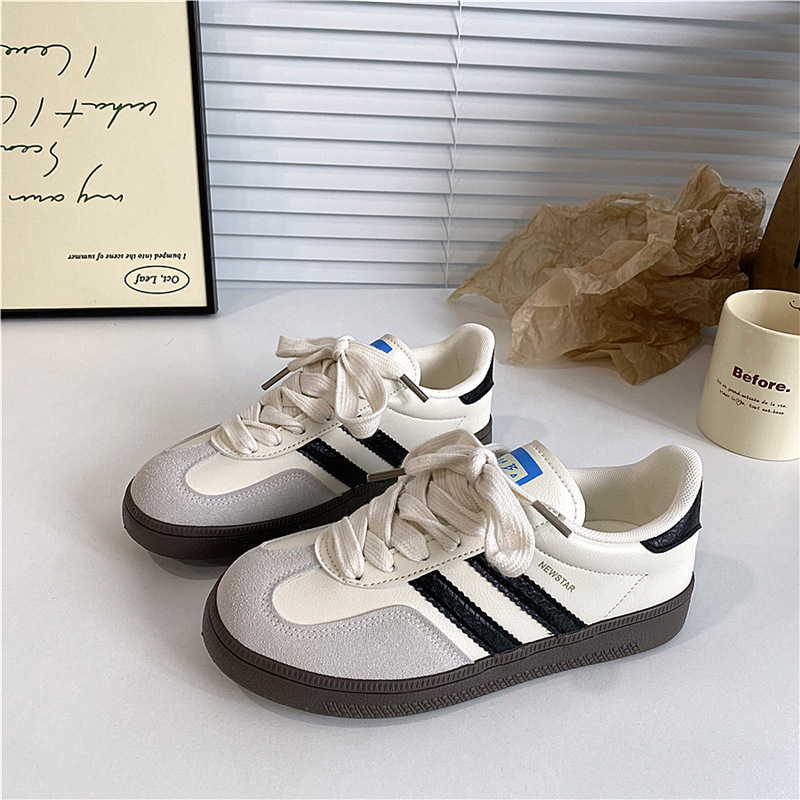 designer shoes 2025 Hong Kong style retro niche women's German training shoes trendy versatile breathable casual sneakers