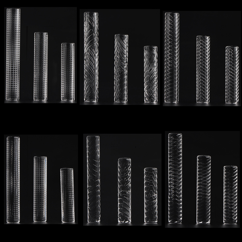 Accessories Hollow/Solid sandblasting Quartz Terp Pillars 6mm*25mm 6mm*30mm 6mm*40mm Quartz Pills For Terp Slurper Blender Banger Nails Glass Water