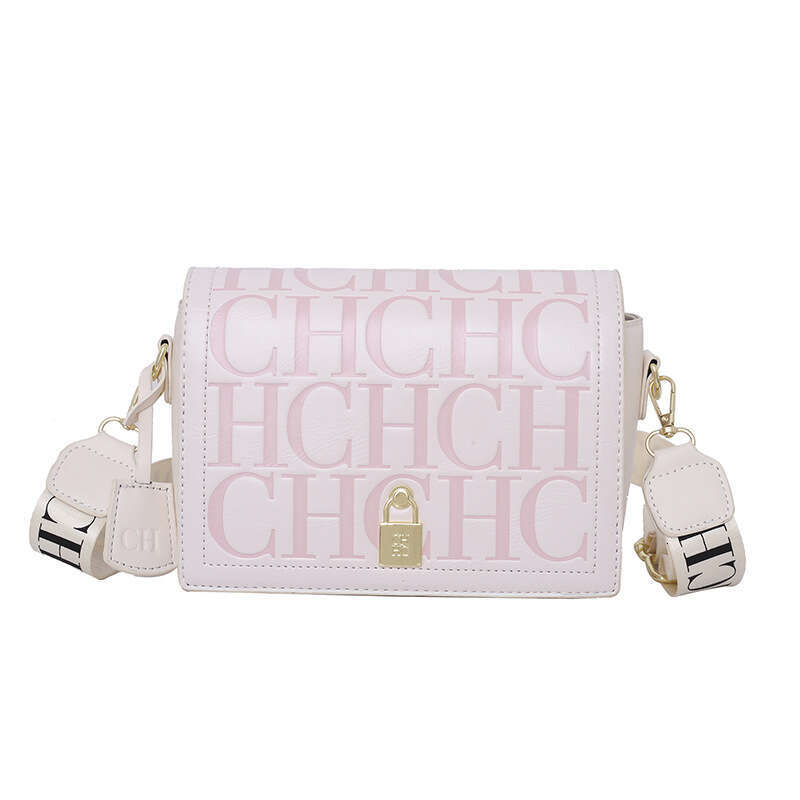Women's Bags Embossed new crossbody high-end embossed large capacity small square bag, women's CH shoulder bag
