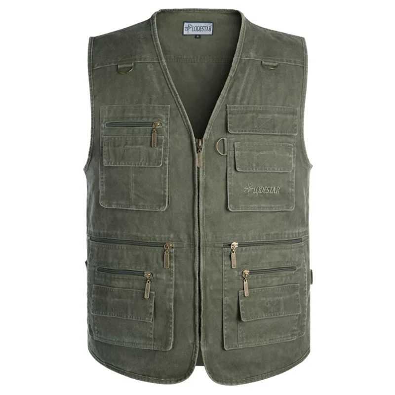 Fishing Vest Breathable Fishing Travel Mesh Vest with Zipper Pockets Summer Work Vest for Outdoor Activities X2504038